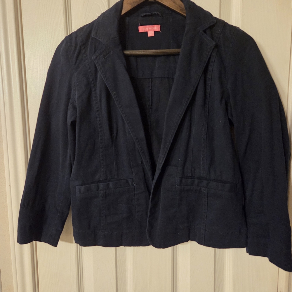 Isaac Mizrahi Navy Blazer